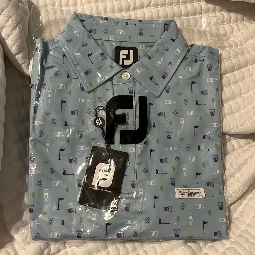 Mens Size Small Foot Joy Golf Shirt